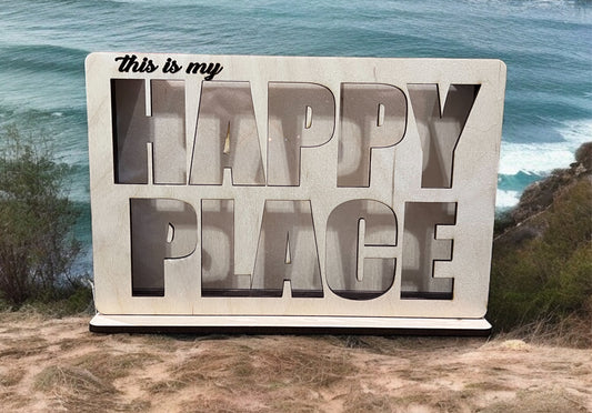 Happy Place Shadow Box