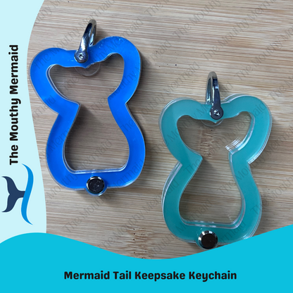 Mermaid Fillable Keepsake Keychain
