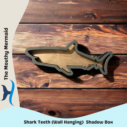 Original Shark (WALL HANGING) Shadow Box Display