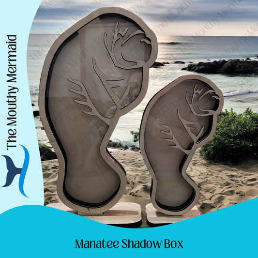 Manatee Shadow Box