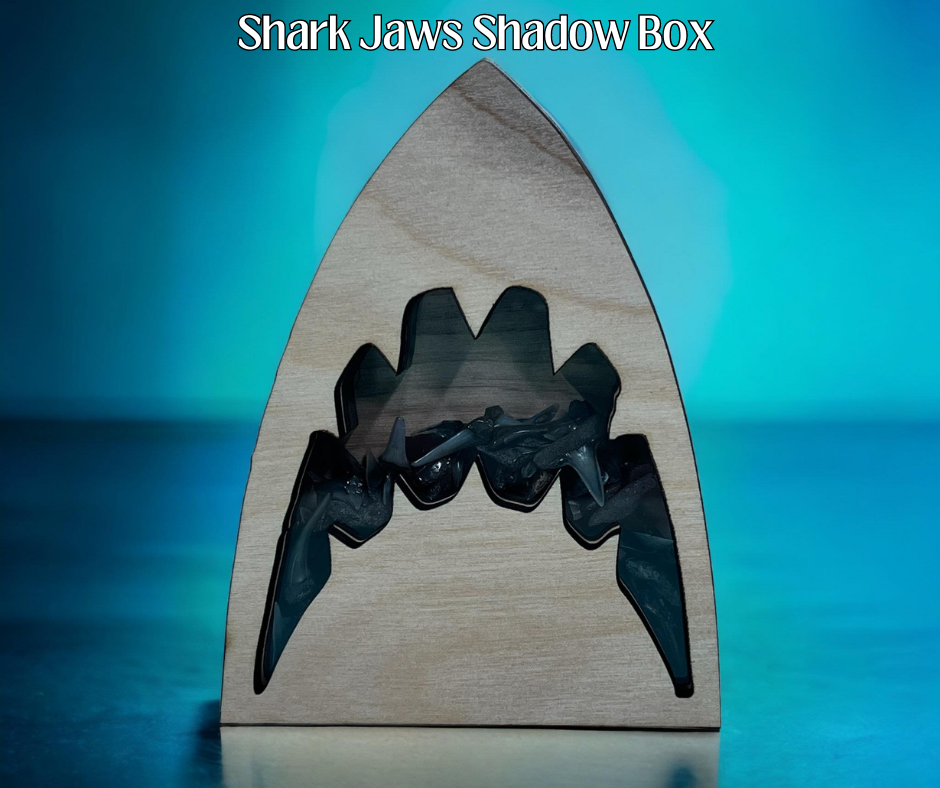 Shark JAWS Shadow Box Display
